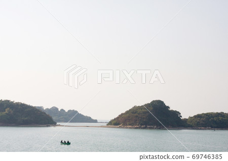 2 Dec 2007 the nature view at Sunny Bay Beach, hong kong 69746385