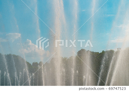 water, waterfall, splashes 69747523