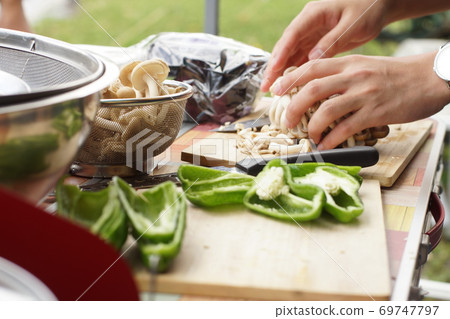 BBQ at the camp 69747797