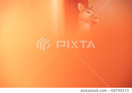 Scenery of Senbon Torii and Shogunai taken at Inari Shrine in Fushimi-ku, Kyoto City 69748573