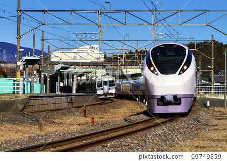 E657系列火車經過福島縣磐城市常磐線上田站 E657系列火車經過福島縣磐城市常磐線上田站 69749859