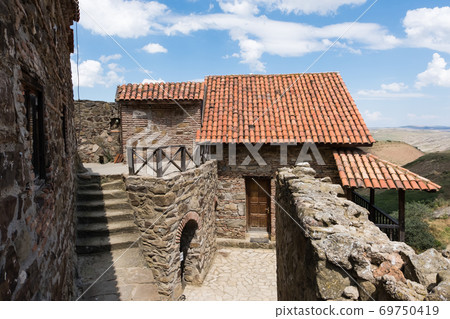 David Gareja, a rock-hewn Georgian Orthodox monastery complex located in the Kakheti region, Georgia 69750419