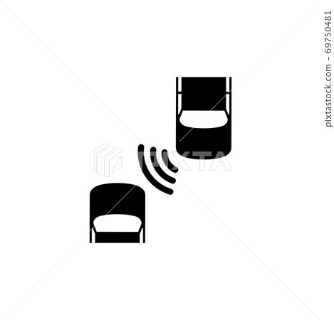 Car Safety System Flat Vector Icon Car Safety System Flat Vector Icon 69750481