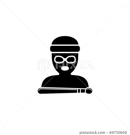 Drummer Avatar Flat Vector Icon 69750608