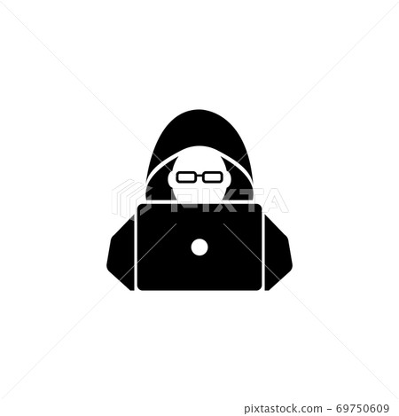 Hacker Flat Vector Icon Hacker Flat Vector Icon 69750609