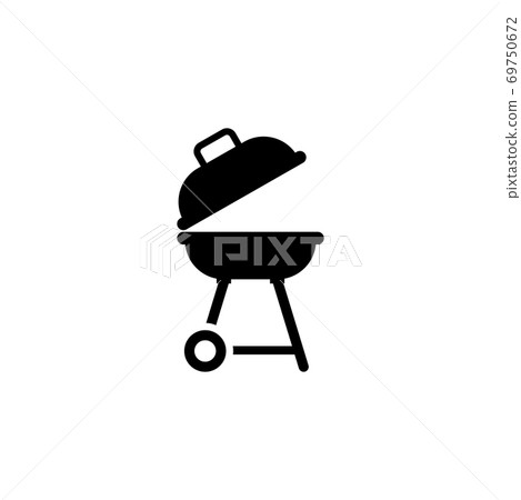 BBQ. Barbecue Flat Vector Icon BBQ. Barbecue Flat Vector Icon 69750672