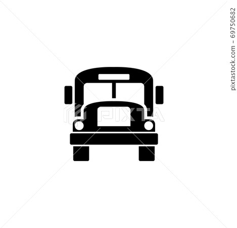 School Bus Flat Vector Icon School Bus Flat Vector Icon 69750682