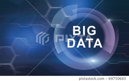 Abstract Illustration With Big Data Lettering Over Futuristic Style Background Abstract Illustration With Big Data Lettering Over Futuristic Style Background 69750683