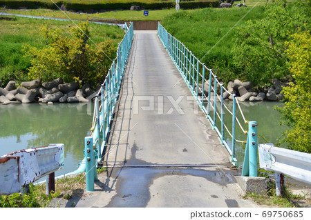 Submerged bridge over Arakawa 69750685
