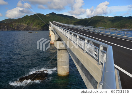 From the roadside belt of Koshiki Island Bridge From the roadside belt of Koshiki Island Bridge 69753156