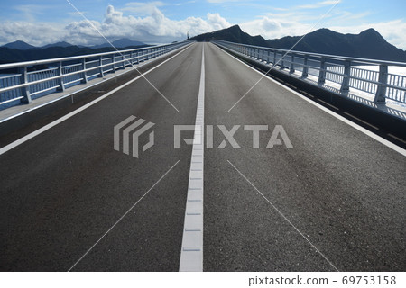 Semi-backlit Koshiki Island Bridge Semi-backlit Koshiki Island Bridge 69753158