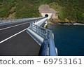 從小島大橋的路邊區域看到的中津島側隧道 69753161