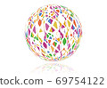 插圖球體圖像 69754122
