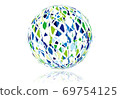 插圖球體圖像 69754125