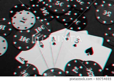 four of a kind aces poker gaming chips. Winning combination of cards on the table in casino four of a kind aces poker gaming chips. Winning combination of cards on the table in casino 69754693