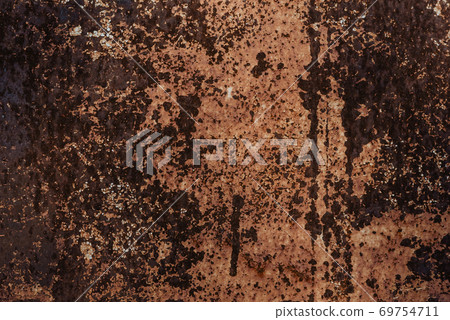 rusty metal texture with corrosion 69754711