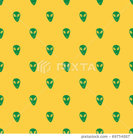 Ufo and aliens Seamless pattern. Cute Doodles space ships sketch. Hand drawn Cartoon Vector illustration Ufo and aliens Seamless pattern. Cute Doodles space ships sketch. Hand drawn Cartoon Vector illustration 69754887