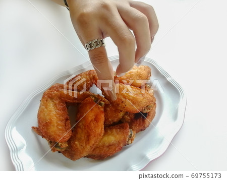 Fast Food Restaurant, China - East Asia, Chicken Meat, Eating, Fried Fast Food Restaurant, China - East Asia, Chicken Meat, Eating, Fried 69755173