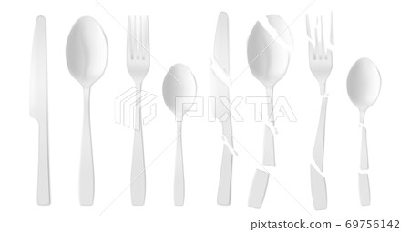 broken plastic fork