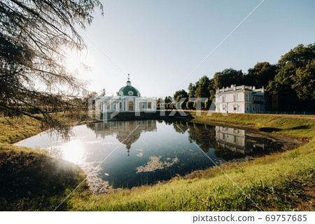 Kuskovo manor in Moscow, Russia. Kuskovo manor is a unique monument of the XVIII century, a Summer residence in Moscow Kuskovo manor in Moscow, Russia. Kuskovo manor is a unique monument of the XVIII century, a Summer residence in Moscow 69757685