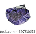 Purple flourite crystals 69758053