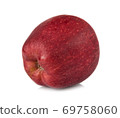 Red apple on a white background 69758060
