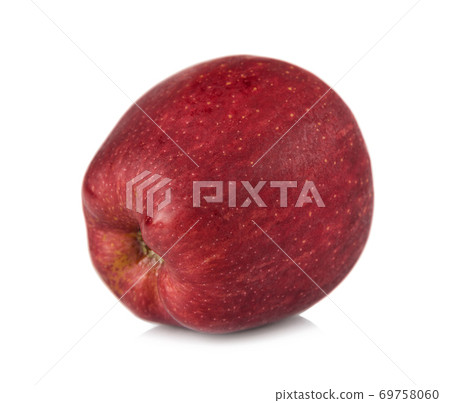 Red apple on a white background 69758060