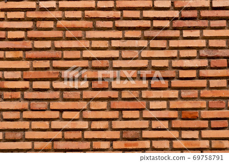 Old red brick wall background close up Old red brick wall background close up 69758791