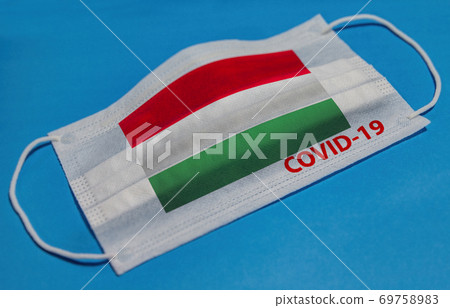 Medical face mask. Quarantine in Hungary Medical face mask. Quarantine in Hungary 69758983
