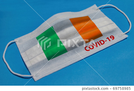 Medical face mask. Quarantine in Ireland 69758985