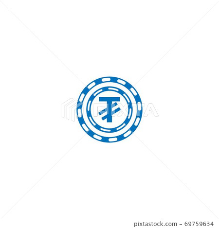 Crypto coin icon design concept Crypto coin icon design concept 69759634