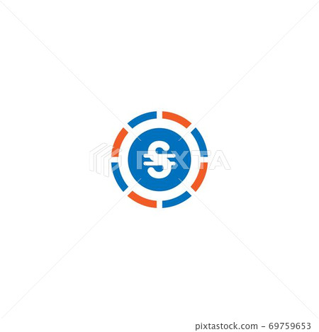 Crypto coin icon design concept - Stock Illustration [69759653] - PIXTA