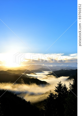 Sea of clouds in Nosakogawa village Sea of clouds in Nosakogawa village 69760852