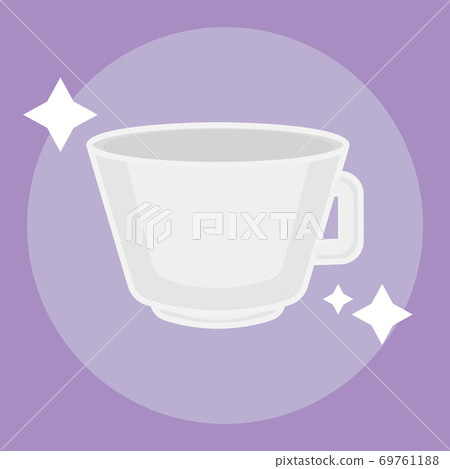 Isolated clean coffee cup icon 69761188