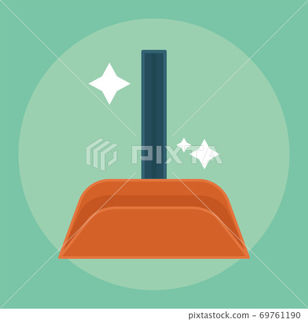 Isolated garbage collector icon Isolated garbage collector icon 69761190