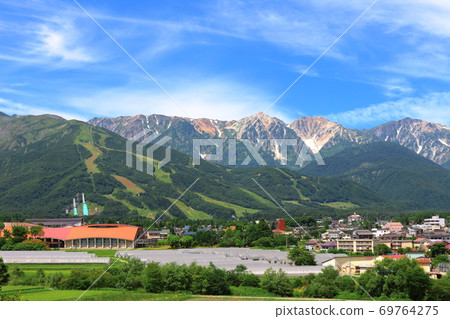 美麗的北阿爾卑斯山，2009年部分：白馬村和北阿爾卑斯山，2009年8月，北阿爾卑斯山和秋葉 69764275