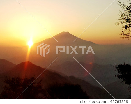 Sunset seen from the summit 69765258