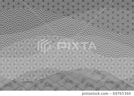 哀悼日本圖案明信片背景 69765360