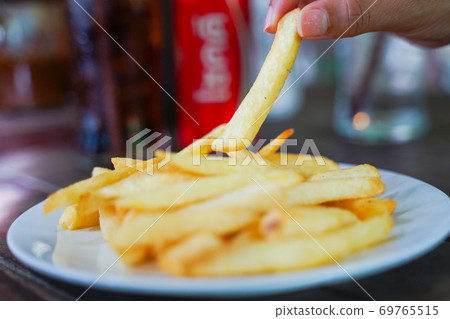 deep fried french fries appetizer for eat deep fried french fries appetizer for eat 69765515