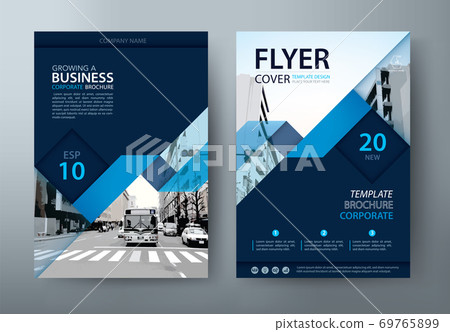 Flyer, Annual report, book cover. Company brochure Flyer, Annual report, book cover. Company brochure 69765899