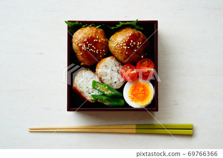 meat wrapped rice ball  69766366