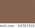 Abstract diagonal pattern sawn from photos of shrine accessories. 69767428