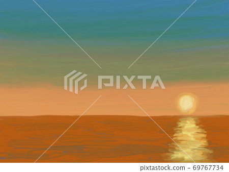 Sunset at the beach Sunset at the beach 69767734