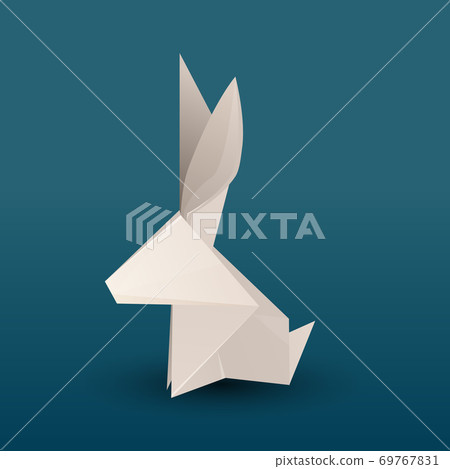 Origami Hare 3D Origami Hare 3D 69767831