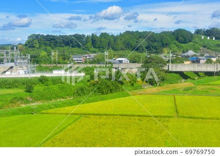 Scenery from the train window of the Tokaido Main Line from Bentenjima Station to Kanaya Station 69769750