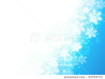 Blue snow pattern image Blue snow pattern image 69769754