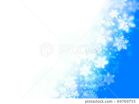 Blue snow pattern image Blue snow pattern image 69769755