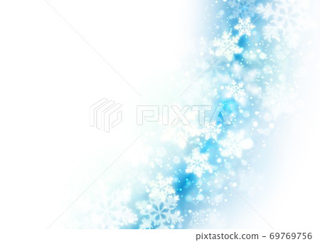 Blue snow pattern image Blue snow pattern image 69769756