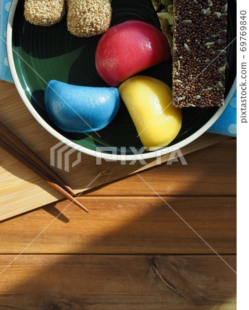 Korean traditional food Songpyeon, Gangjeong 69769840