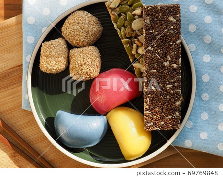 Korean traditional food Songpyeon, Gangjeong 69769848